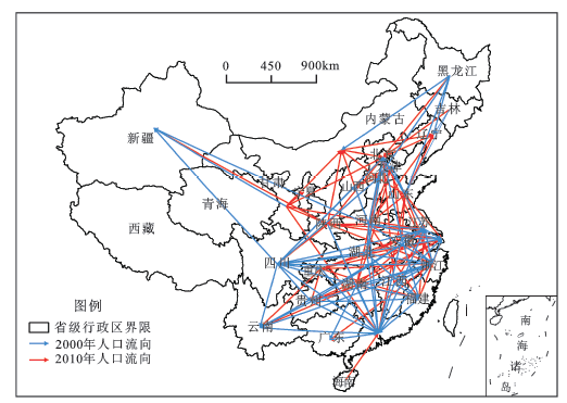 各省人口迁移_读 2000年我国各省级行政区人口迁移量图 .完成17 18题. 17.2000年我