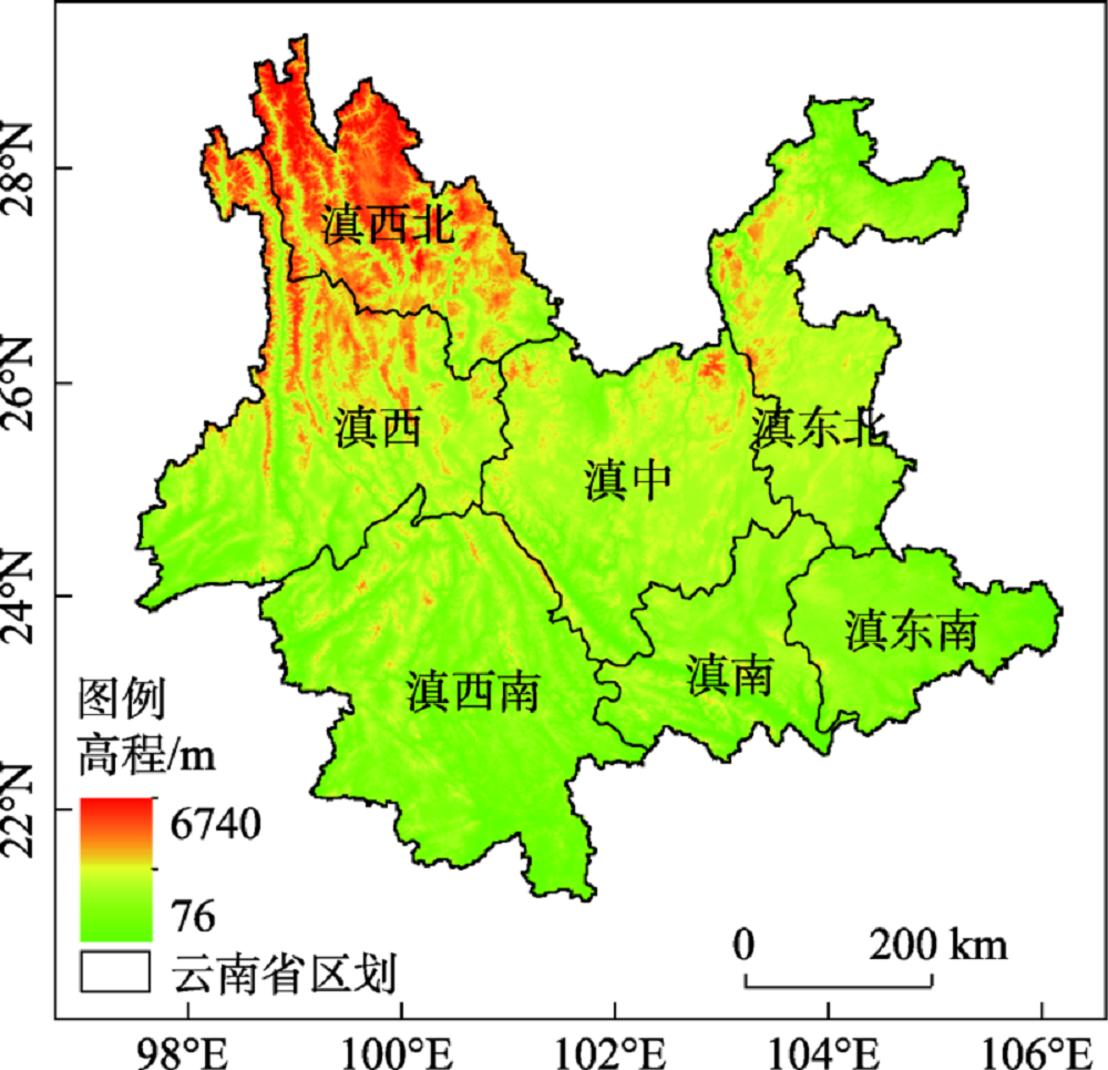 云南省地处中国西南边陲,地理位置为21°8′32〃~29°15′8