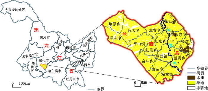 耕地资源富集区县域贫困格局及其影响机制——以黑龙江省兰西县为例