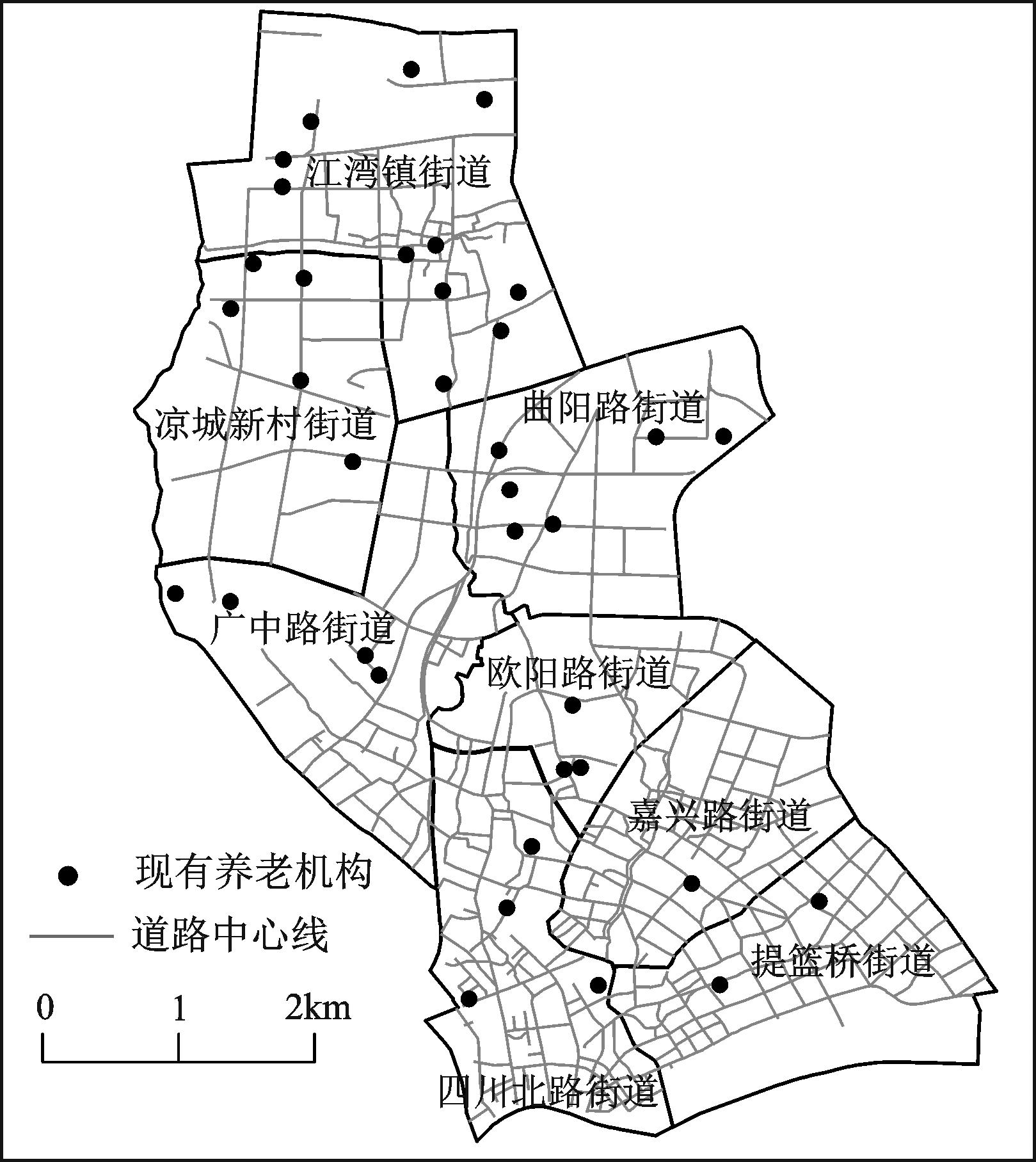 免疫算法和gis的养老机构空间配置优化研究——以上海市虹口区为例