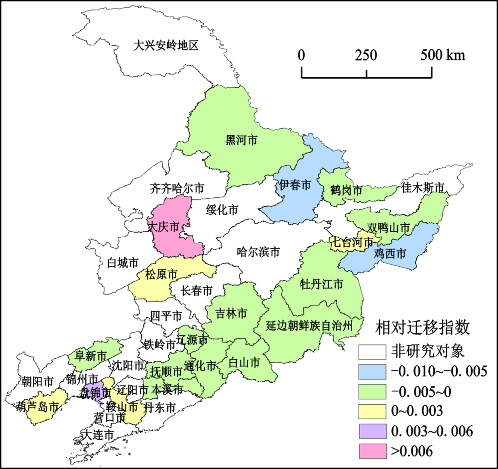 东北地区资源型城市人口分布与影响因素的定量分析